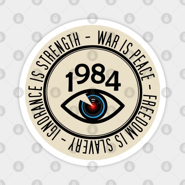 1984 George Orwell Big Brother Magnet by VinagreShop